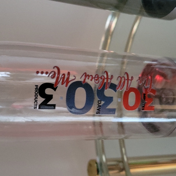 BPA FREE Clear Tritan Water Bottle - RED NWOT - Picture 3 of 10